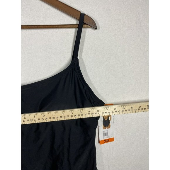 New Hurley Swimsuit Womens One Pieces UPF 50+ 4 Way Strectch  Size XXL Black - Picture 2 of 9